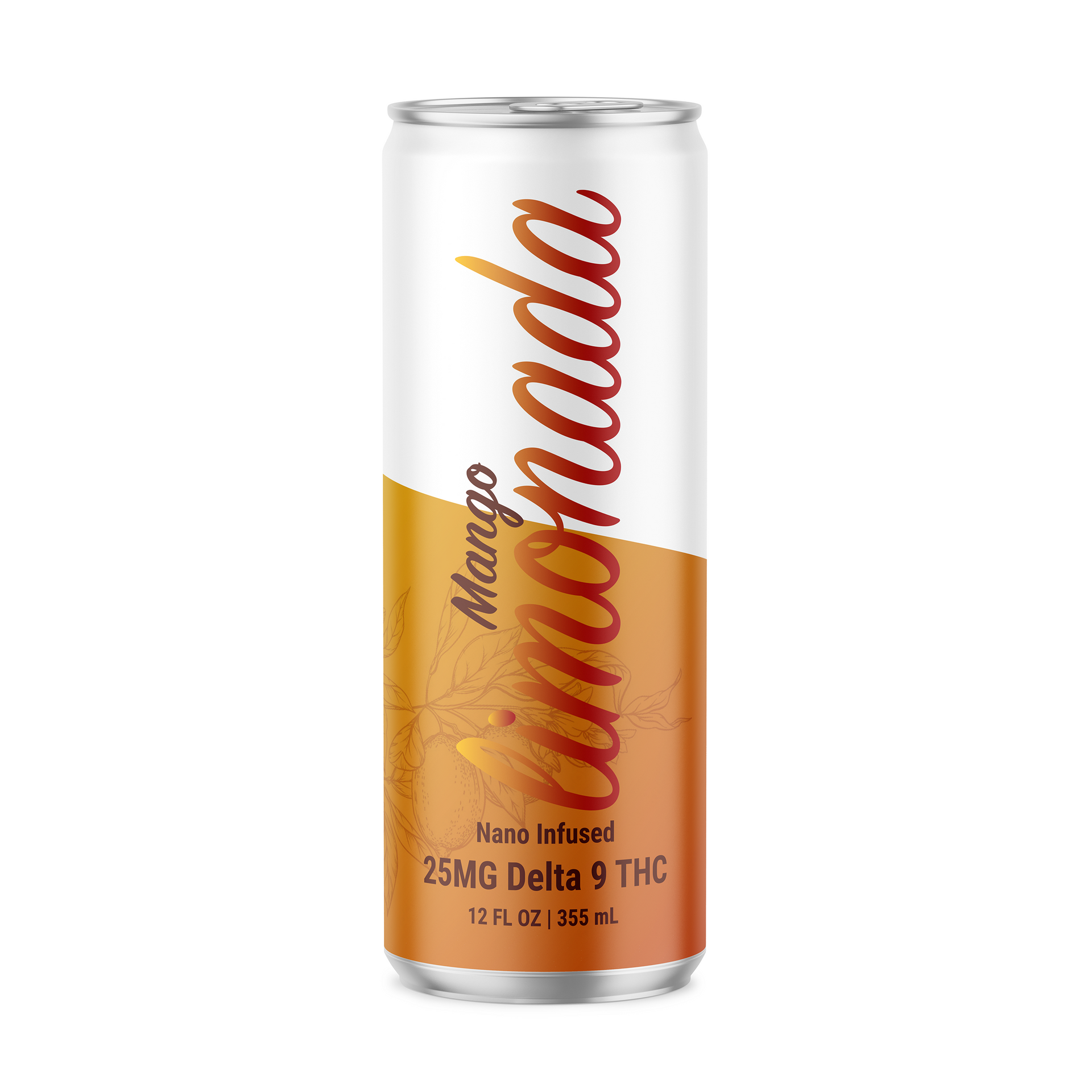 TexaKana Limonada Mango – 25mg THC drink can