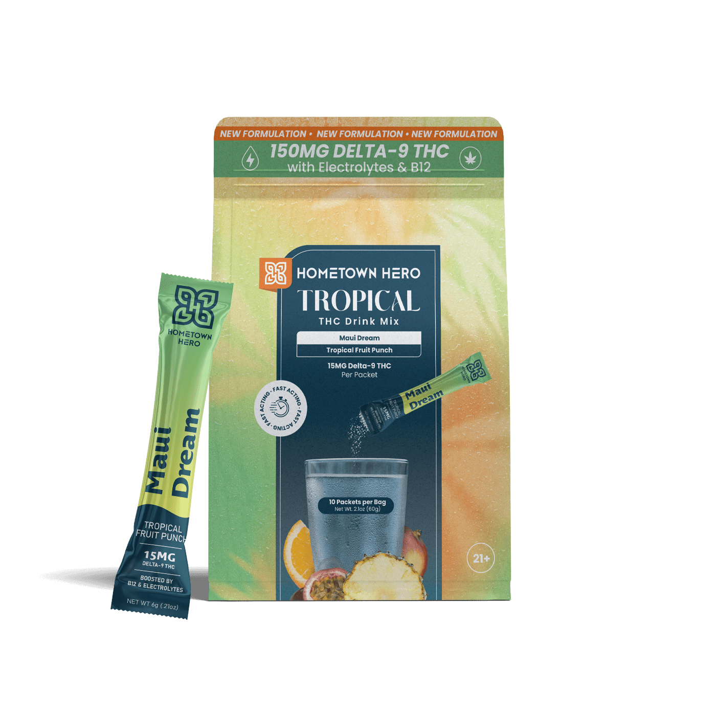 Maui Dream Tropical Drink Mix drink mix packaging