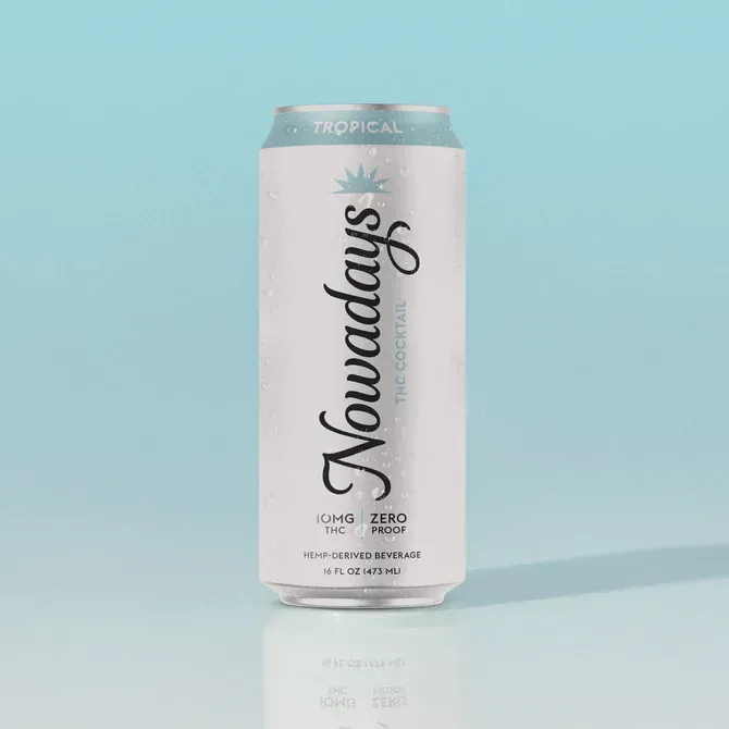 Nowadays Tropical – 10mg THC drink can