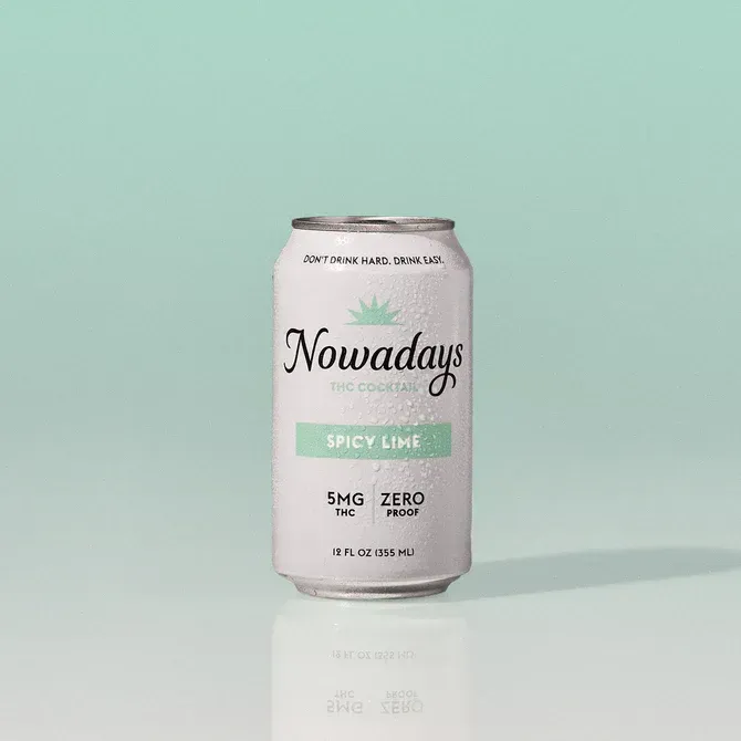 Nowadays Spicy Lime – 5mg THC drink can