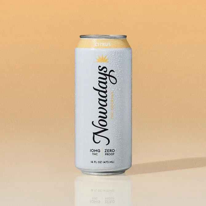 Nowadays Citrus – 10mg THC drink can