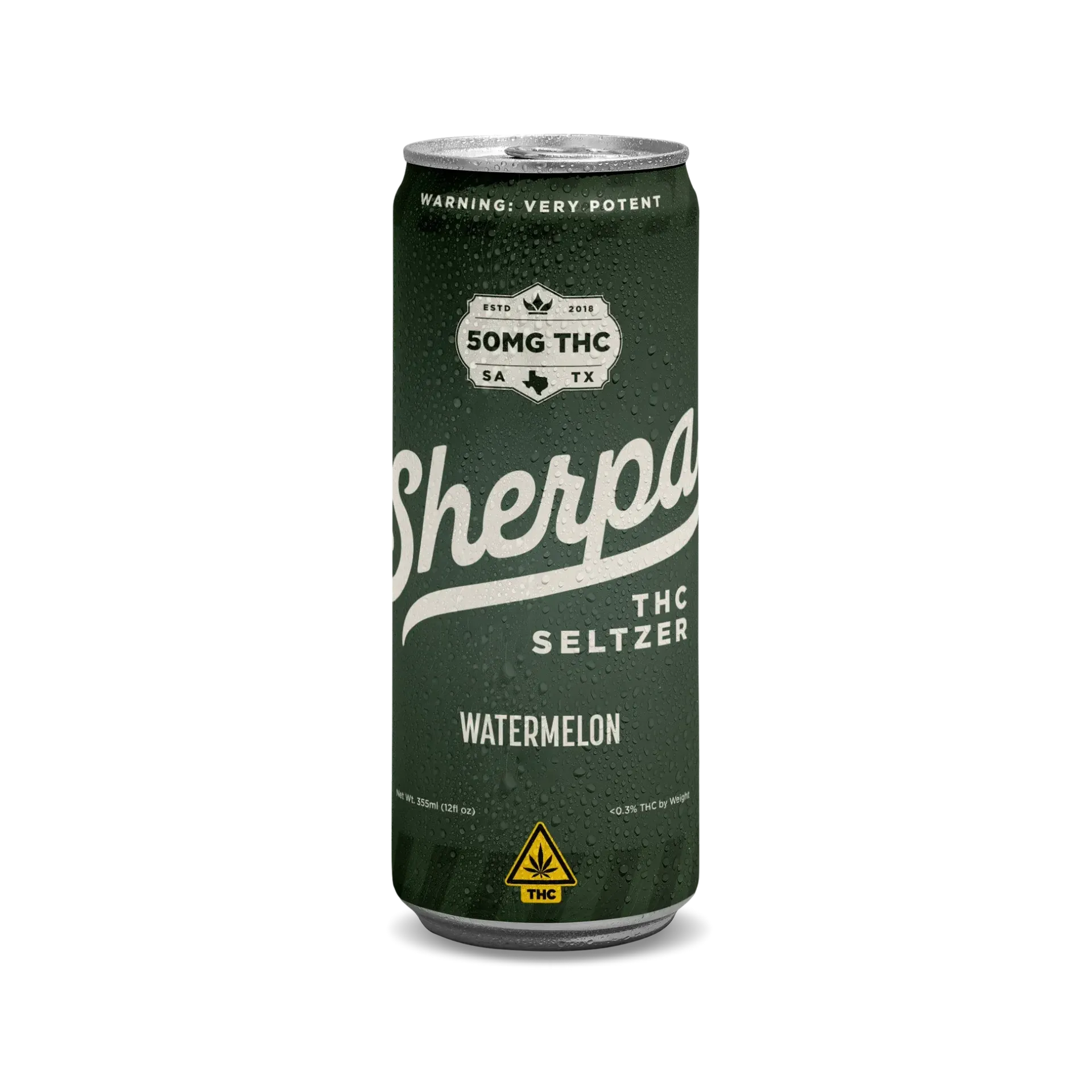 Sherpa Watermelon 50mg Delta-9 THC Seltzer