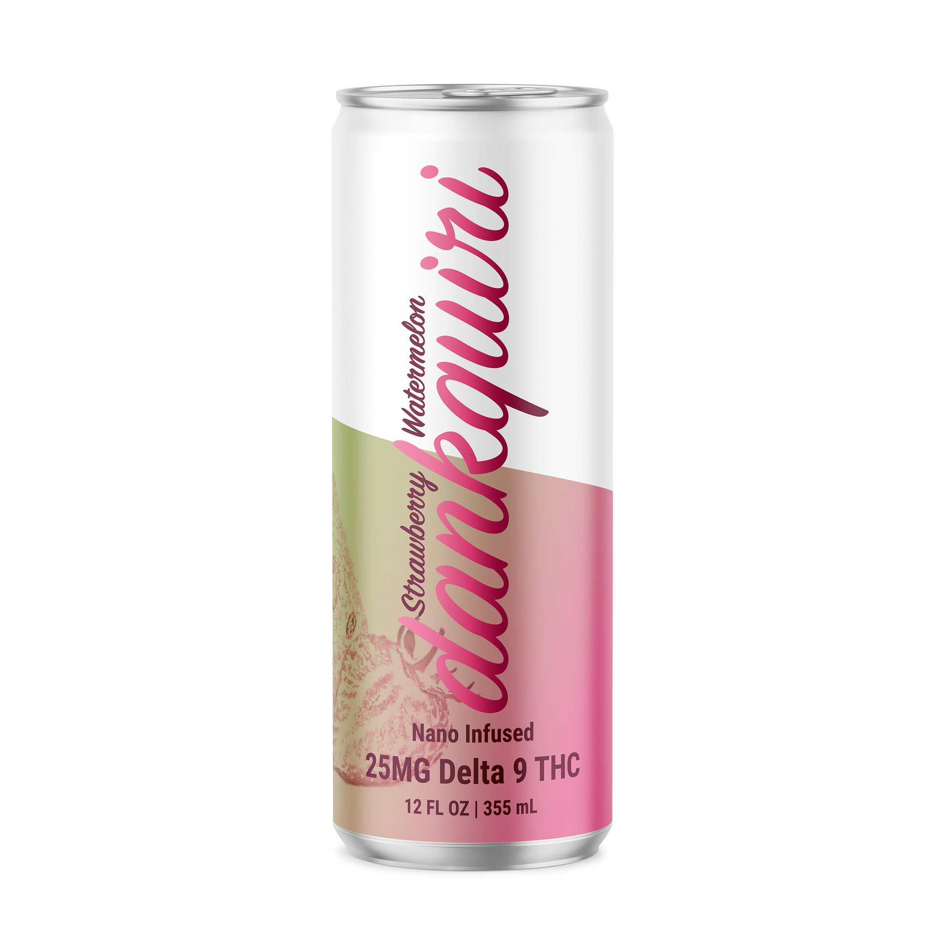 TexaKana Dankquiri Strawberry Watermelon – 25mg THC drink can