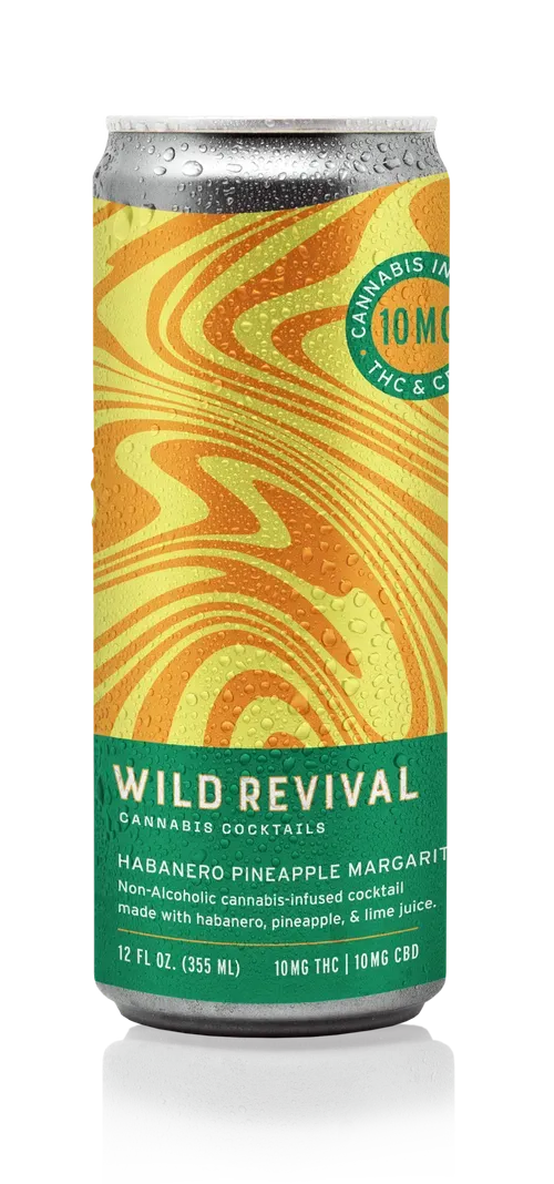 Wild Revival Habanero Pineapple Margarita – 10mg THC drink can