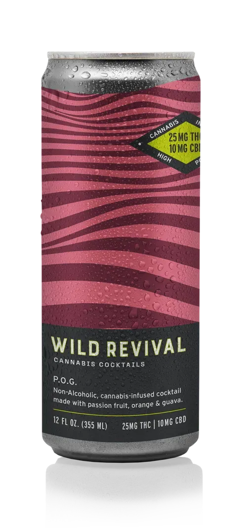 Wild Revival P.O.G. – 25mg THC drink can