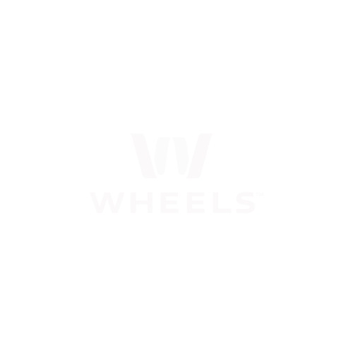 VW Wheels logo in white on a white background.