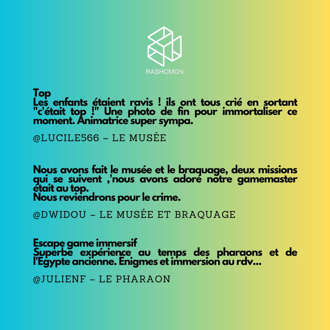 avis clients