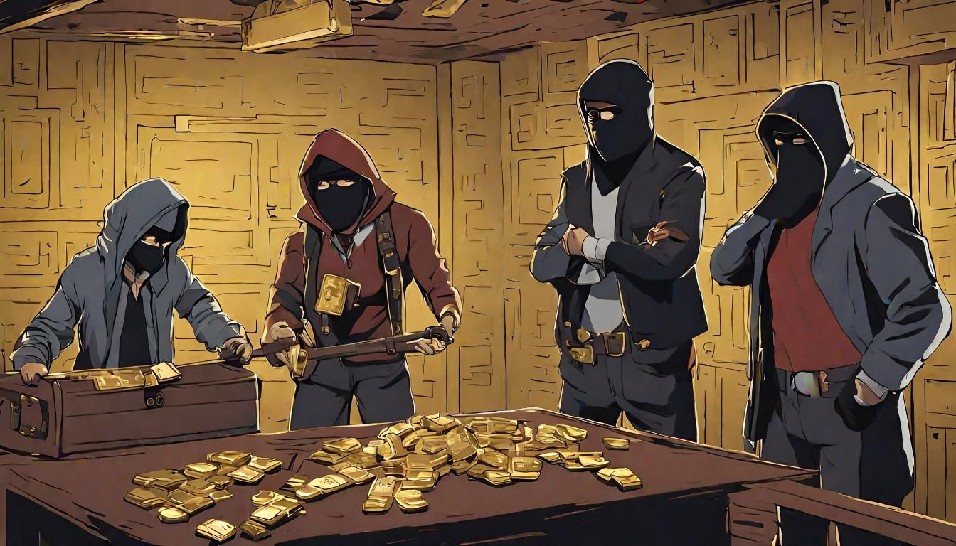 braquage de lingot Escape game braquage