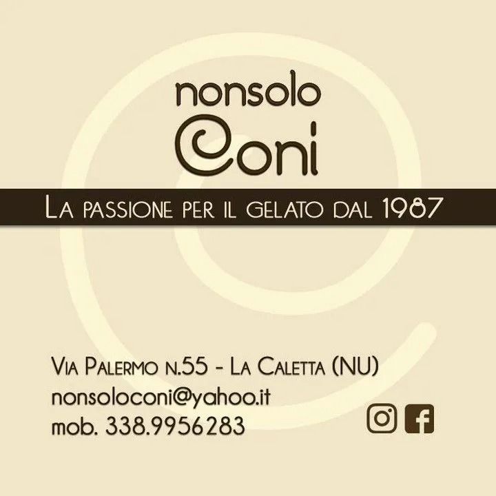 Biglietto da visita per la gelateria