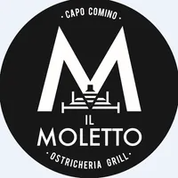 Logo per Il Moletto: cerchio nero con una