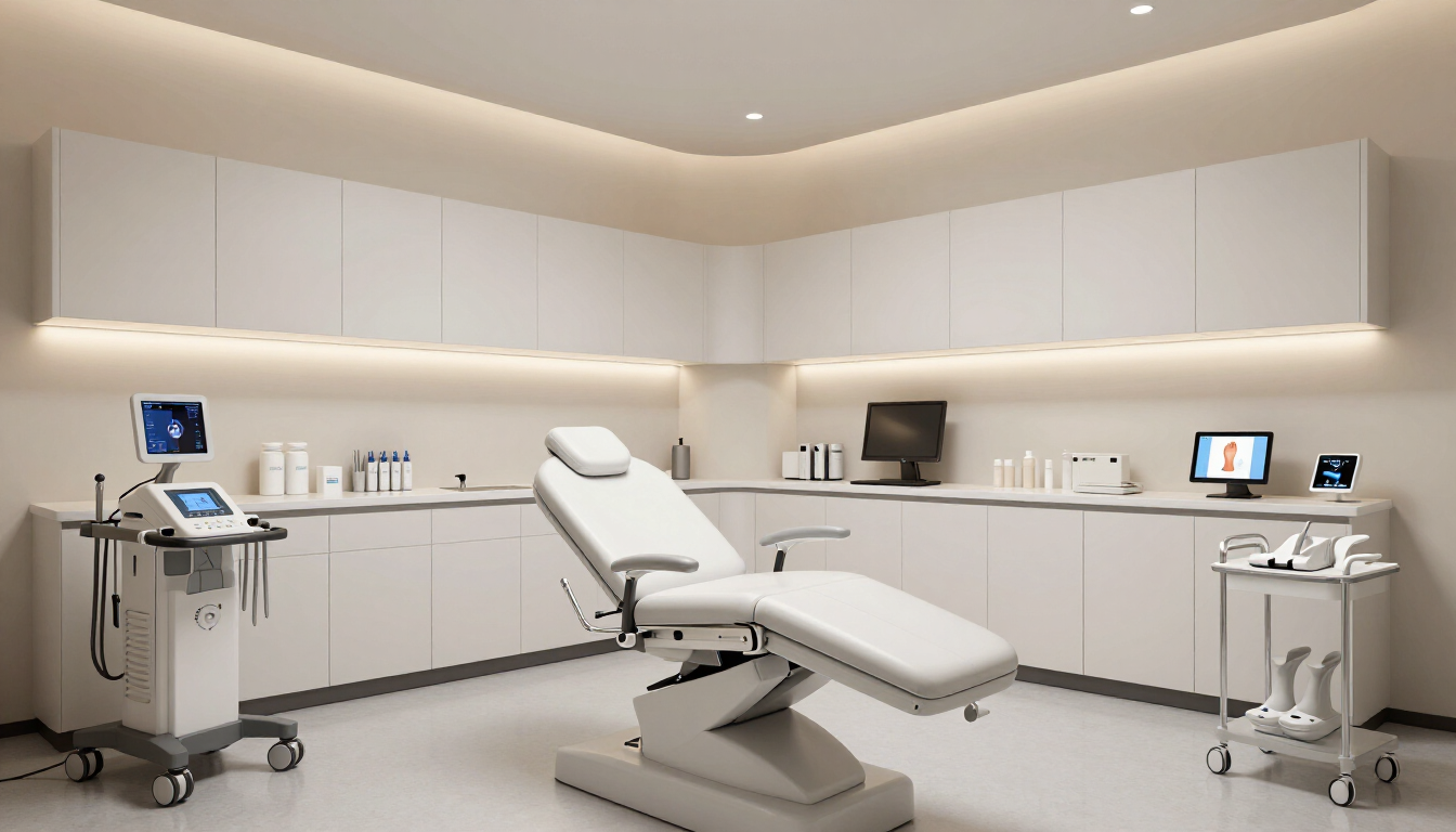 Podiatry clinic interior