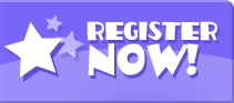 Purple banner with white stars and bold “REGISTER NOW!” text