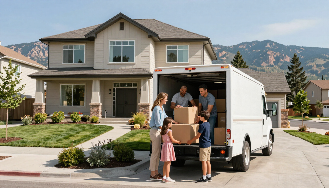 Family moving house