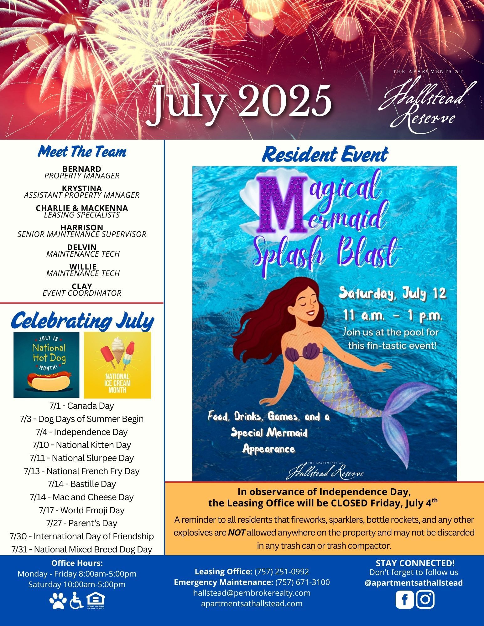 June 2025 Resident Newsletter