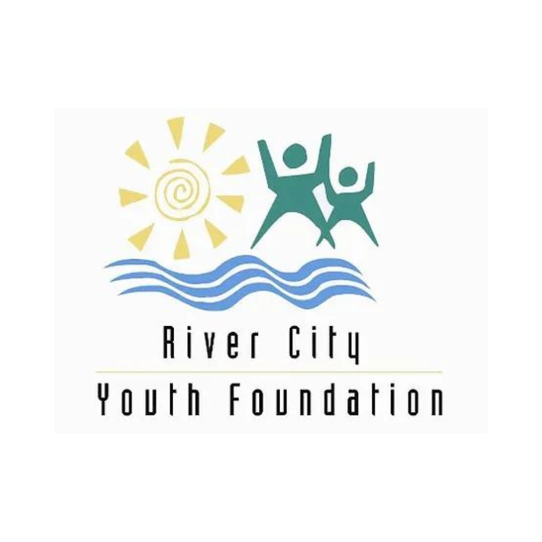 A logo for the river city youth foundation