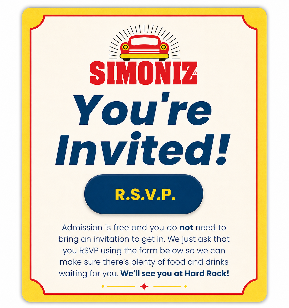 Simonize Celebration carwash con east ticket rsvp NRCC carwash networking
