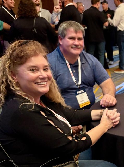 The Goads, first time attendees, enjoy the Simoniz Celebration