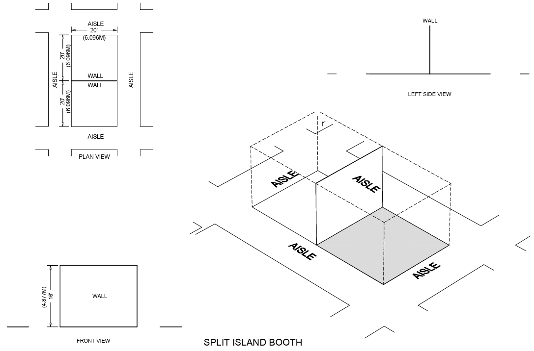 Architectural floor plan with a 3D room layout diagram and dimensions