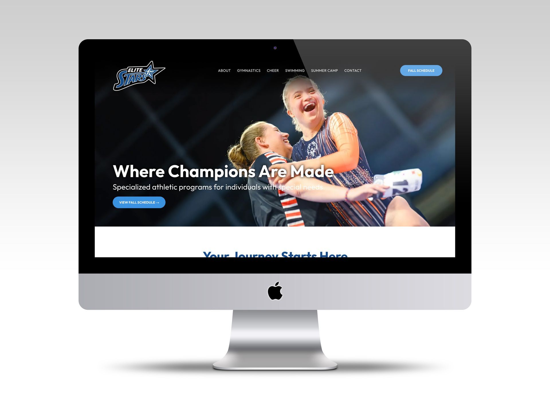 Exegistics homepage design
