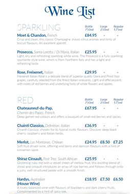 Wine List