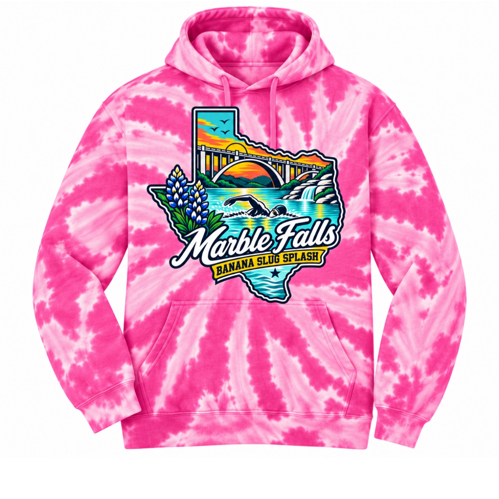 Pink Tie-Dye Hoodie