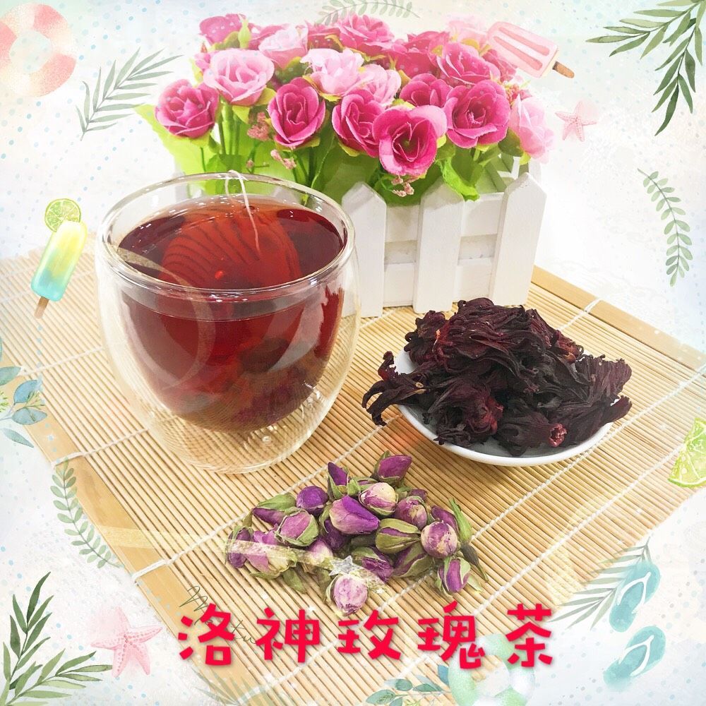 雋美佳洛神玫瑰花茶  20入/盒 立體茶包 洛神花 玫瑰花