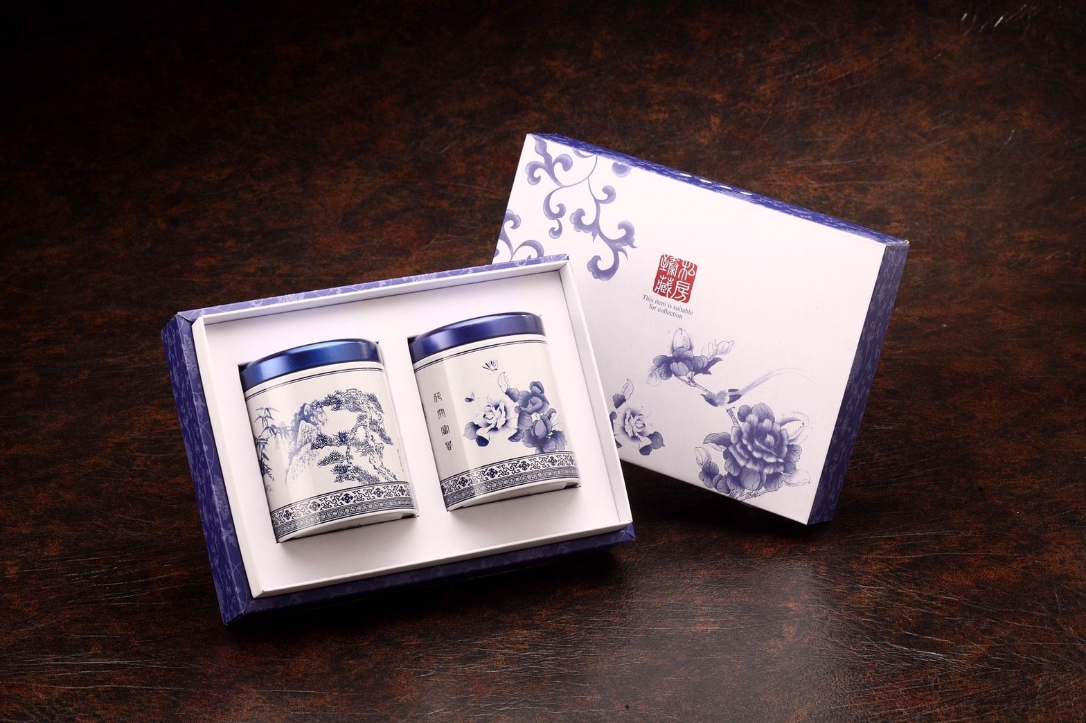 雋美佳青花禮盒 茶葉禮盒 客製化禮盒 茶葉伴手禮