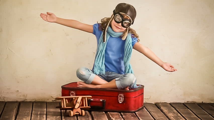 Traveling with kids flying with children