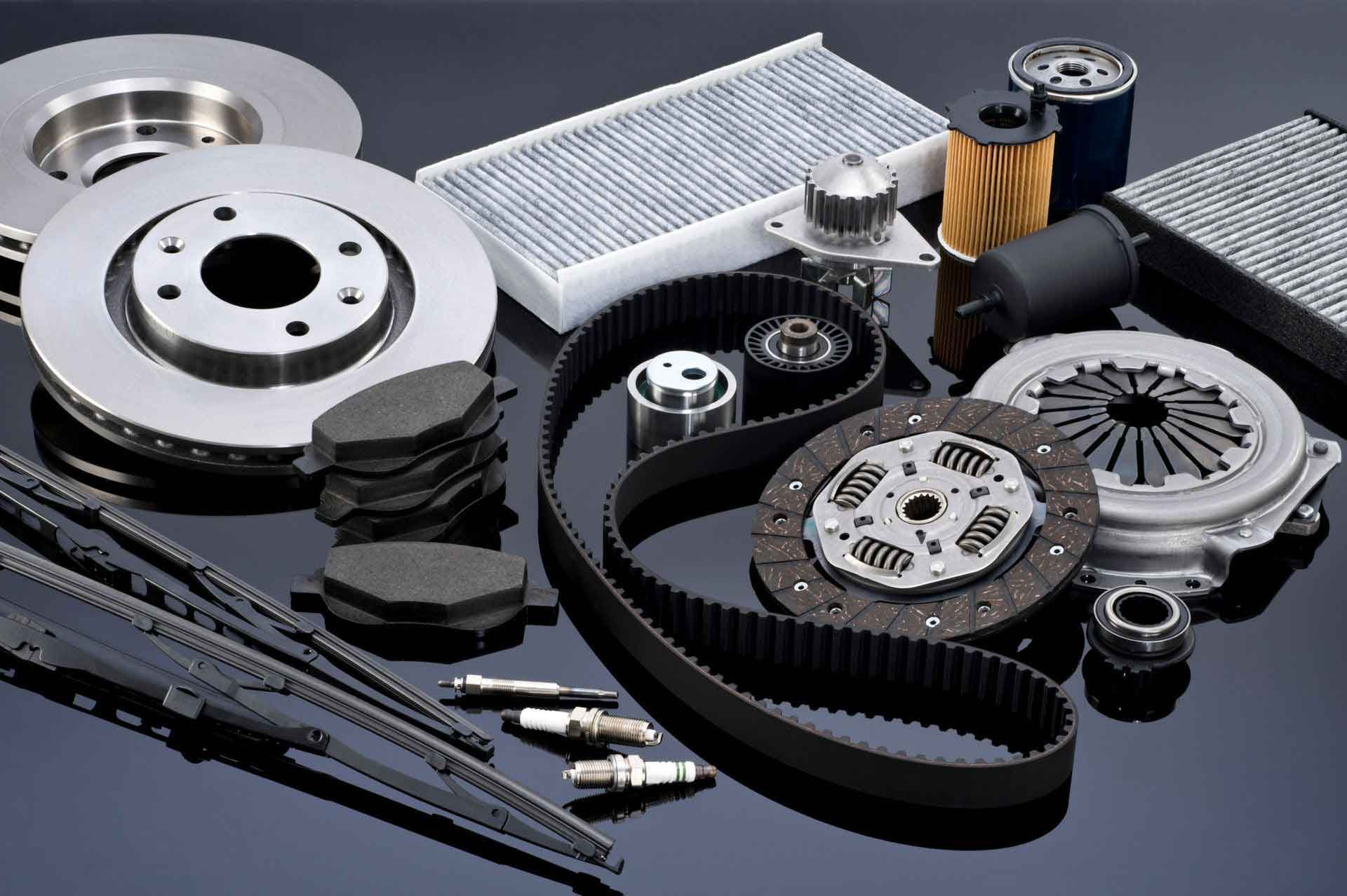 Collection Of Essential Automotive Maintenance Components