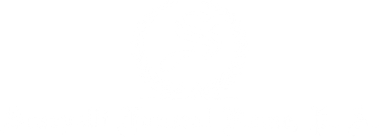Scarpelli Funeral Homes P.A. logo in white color