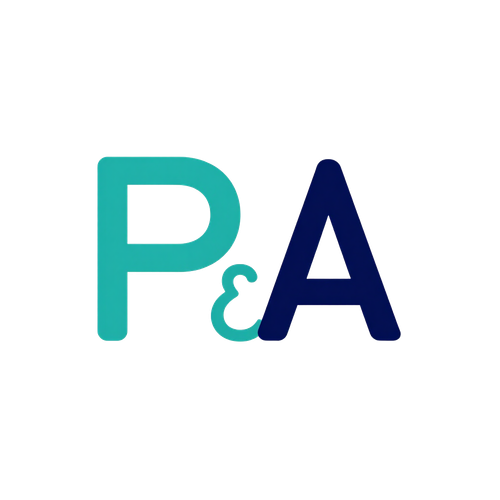 P&A Web Design logo