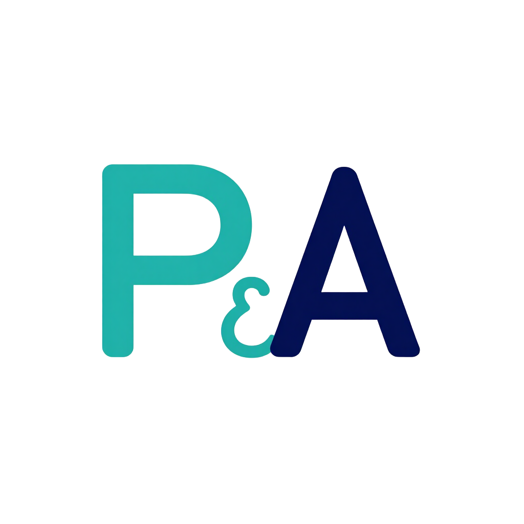 P&A Web Design logo
