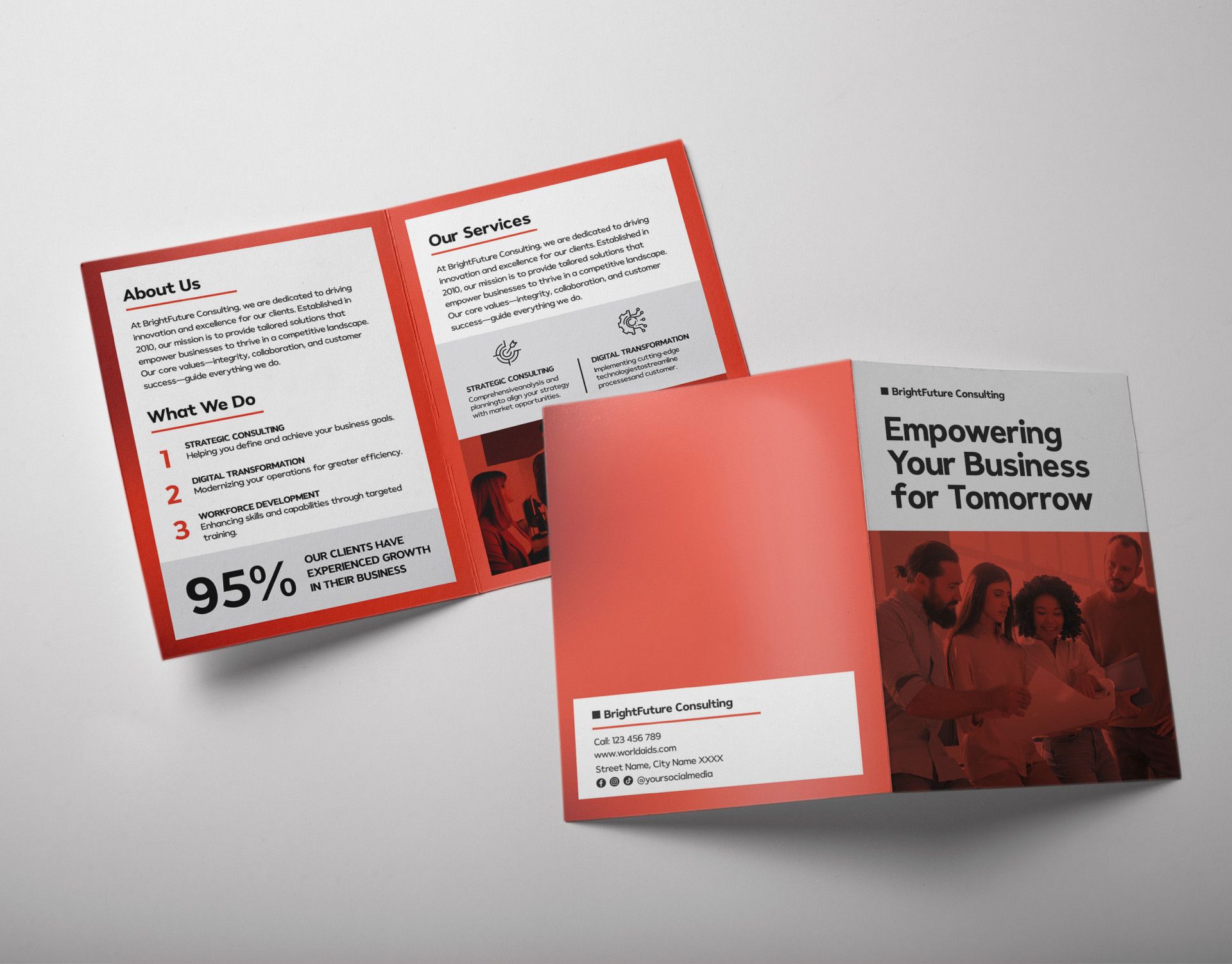 A Professional Tri-Fold Business Brochure — On The Spot Signs Port Douglas In Port Douglas, QLD
