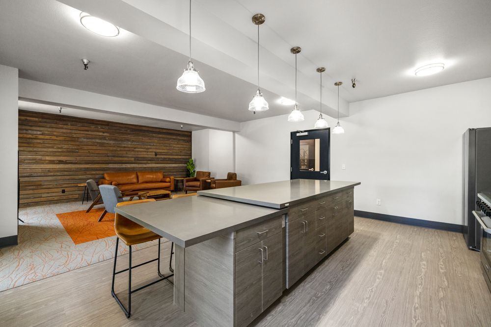 photo of community kitchen dining area