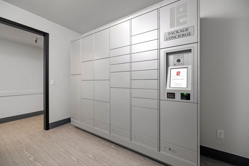 Photo of Shasta Place building lockers