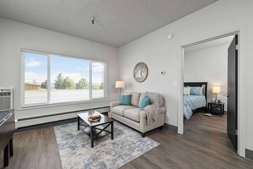 Photo of shasta place living room with plenty of natural light