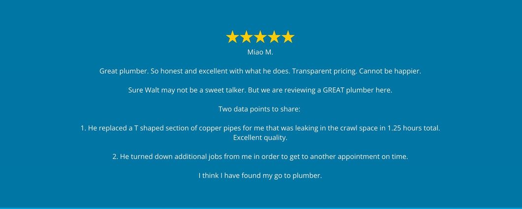 Review with 5 stars and text from 