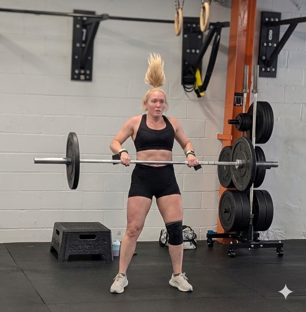 Adult over 40 doing strength training for weight loss at CrossFit Secaucus in Secaucus NJ