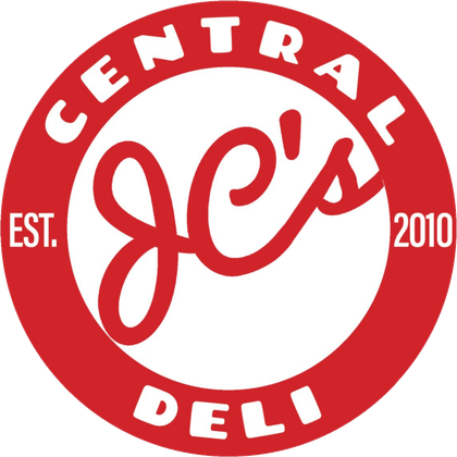 Red circular Central Deli logo with white script, &ldquo;EST. 2010&rdquo; and &ldquo;DELI&rdquo; around the border