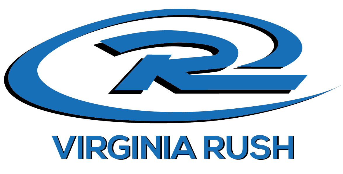 Blue logo of