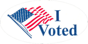 I voted banner — Bethesda, MD — Georgetown Bagelry