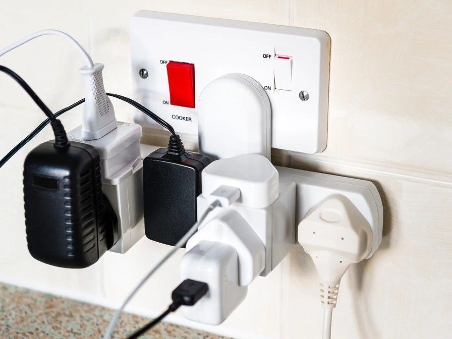 Derbyshire Electrical Specialists before installing new sockets and power points for a house in Derby