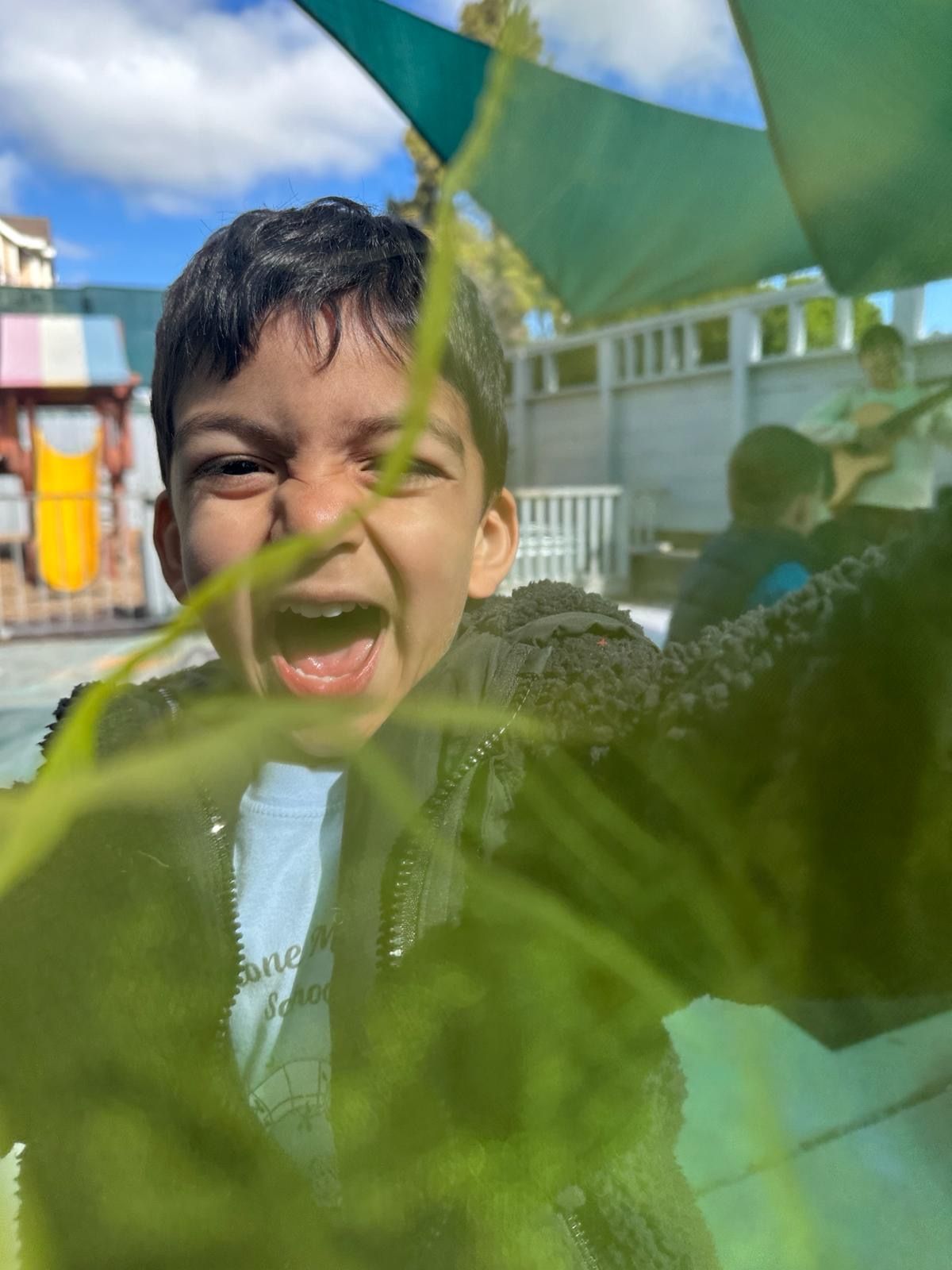 montessori child smiling