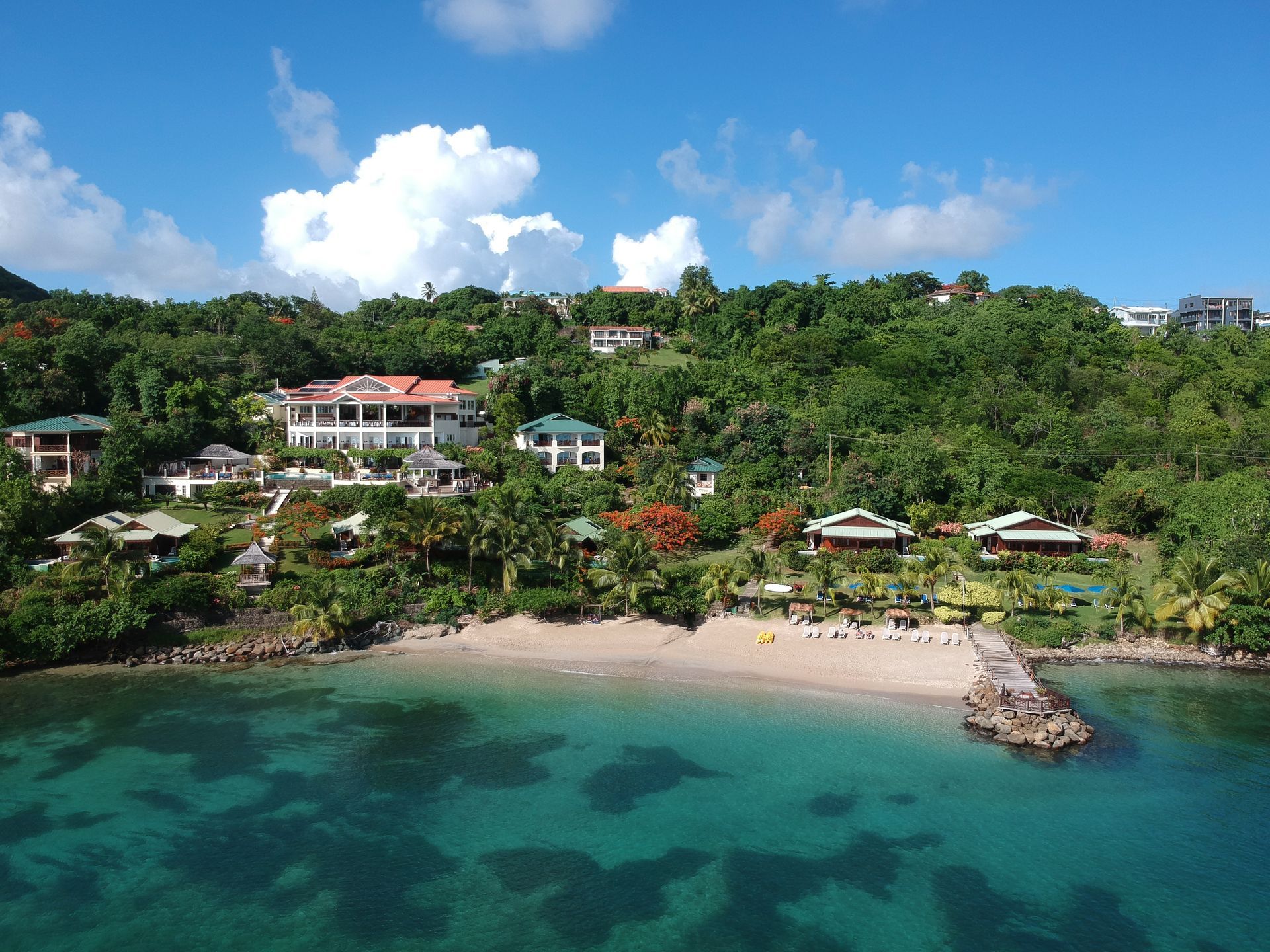 The fabulous Beach atCalabash Cove Saint Lucia