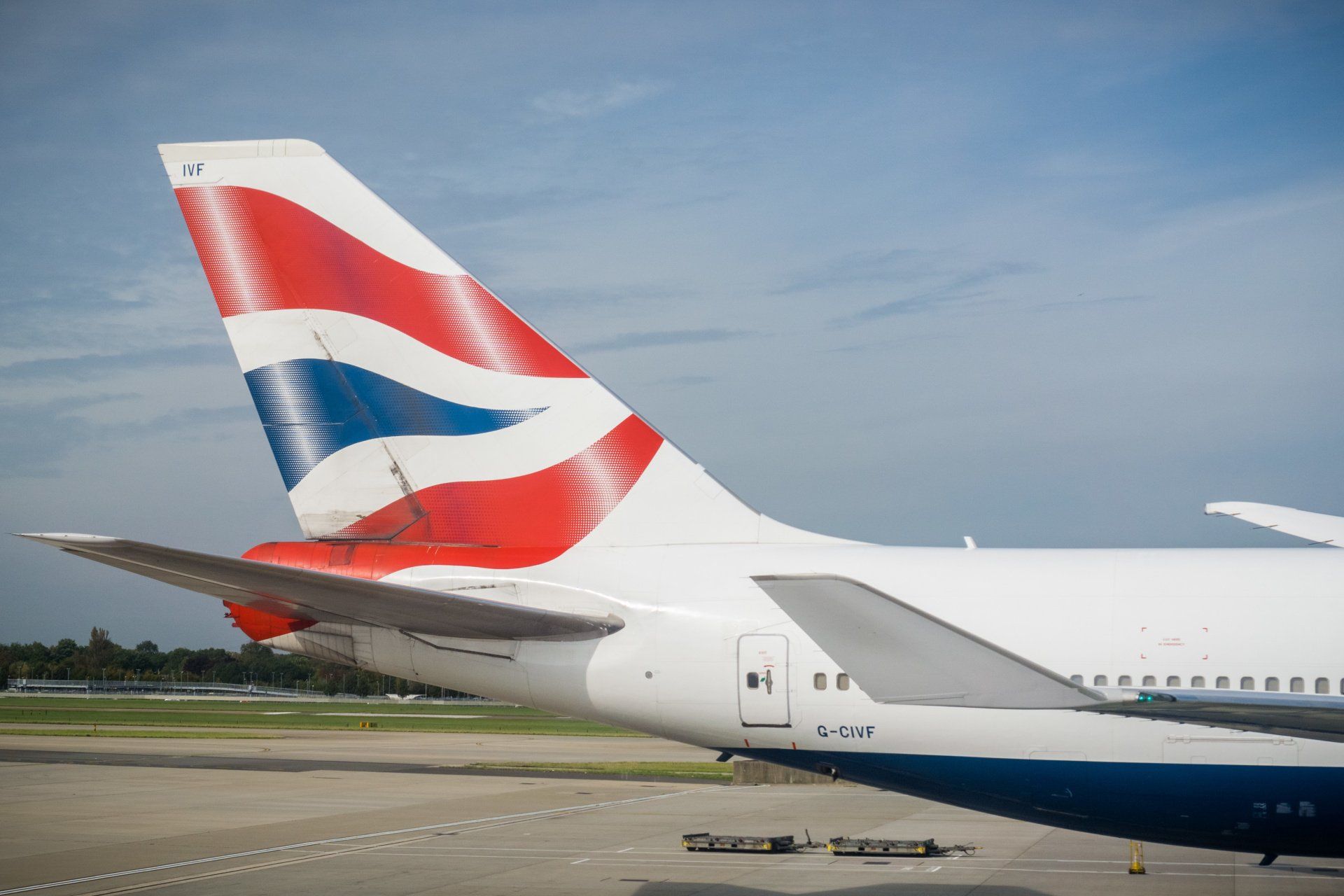 Tail of BA Aircraft