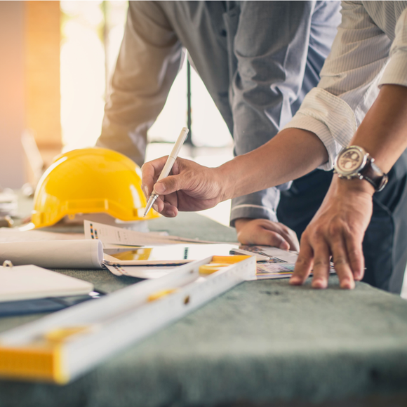 team of construction engineers