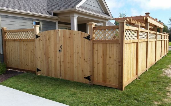 Wood Fencing With Gate | Rochester, MN | The Fence Pro’s Wood Fencing With Gate | Rochester, MN | The Fence Pro’s