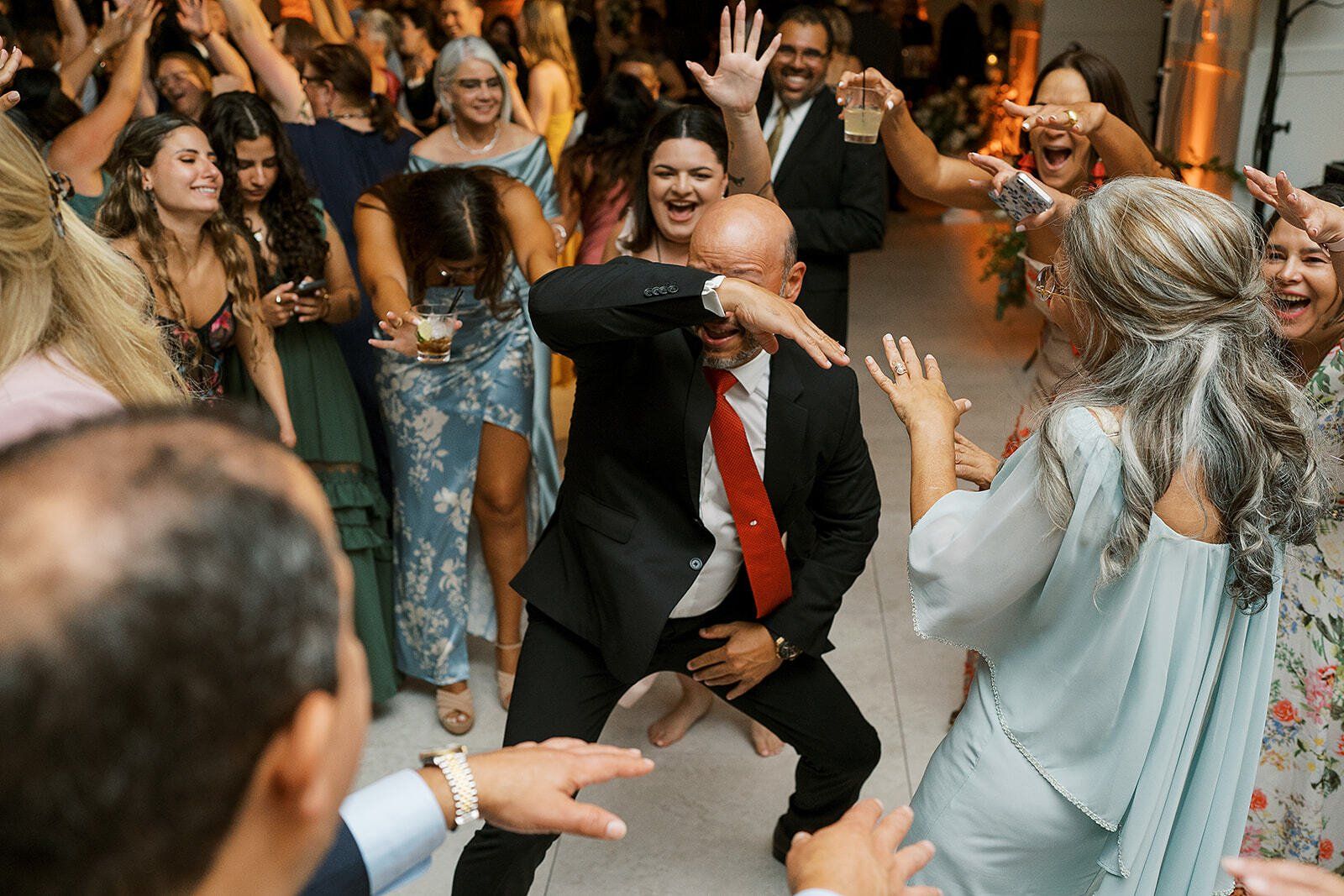 Wedding dance floor people dancing