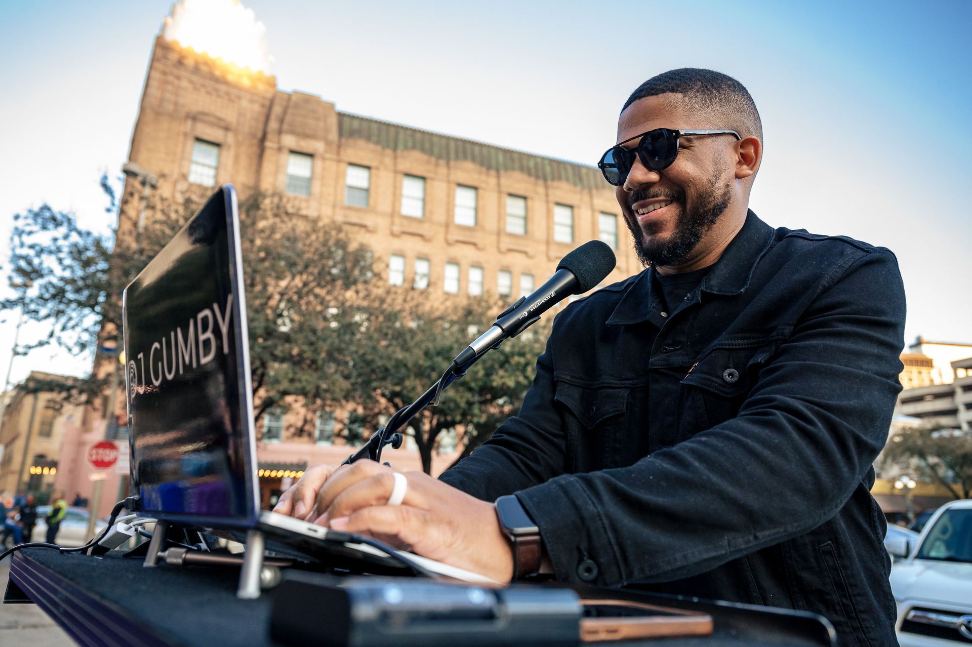 DJ Gumby DJing at Corporate Event