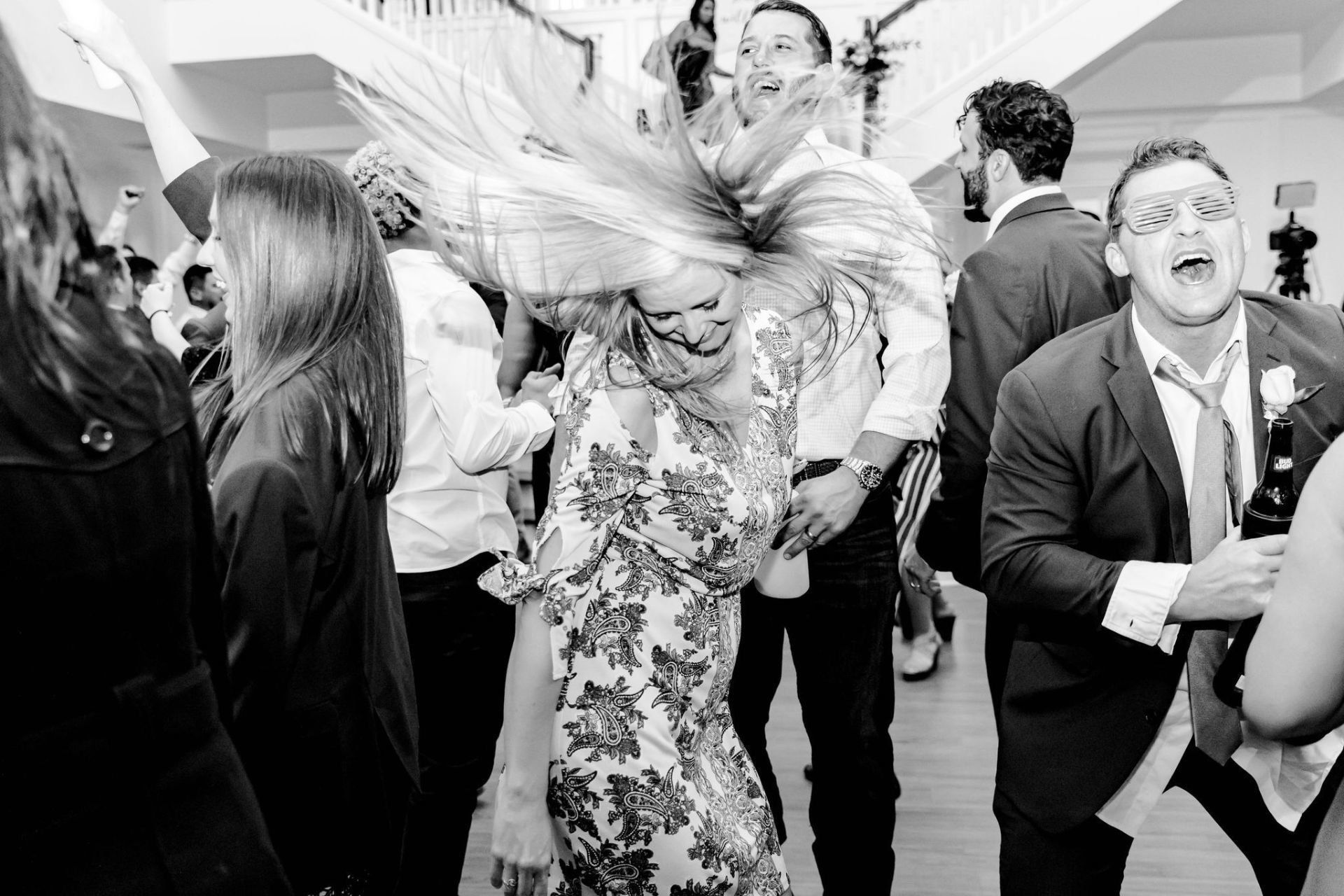 Guests dancing at Wedding